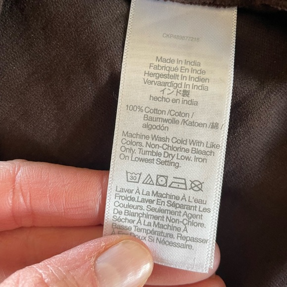 Madewell Cotton Perfect Crewneck Tee NWOT brown - Picture 6 of 11